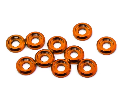 [175-12104] 175RC Aluminum Button Head Screw High Load Spacer (Orange) (10)