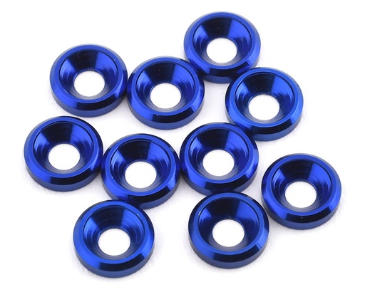[175-12120] 175RC Aluminum Flat Head High Load Spacer (Blue) (10)