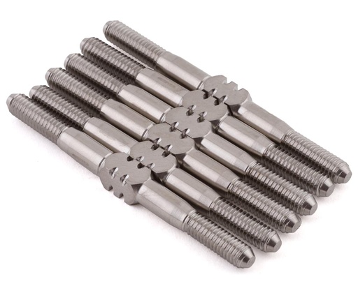 [175-18011] 175RC Associated DR10 Titanium Turnbuckle Set (Silver) (6)