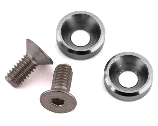 [175-18031] 175RC Mini T/B High Load Motor Screws (Silver) (2)