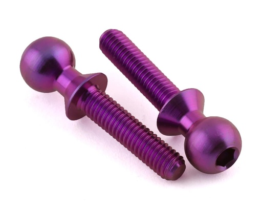 [175-18057] 175RC 5.5x12mm Titanium Ball Studs (Purple) (2)