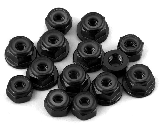 [175-18070] 175RC Associated B6.3 Aluminum Nut Kit (Black)