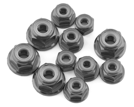 [175-18111] 175RC Losi 22S Drag Car Aluminum Nut Kit (Grey) (11)