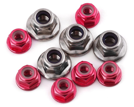 [175-18145] 175RC Pro2 Sc10 Nut Kit (Pink) (10)
