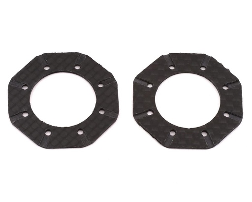 [175-18201] 175RC Associated SC6.2 Carbon Slipper Pads (2)