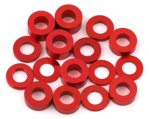[175-18226] 175RC Associated RB10 Ball Stud Spacer Kit (Red) (16)