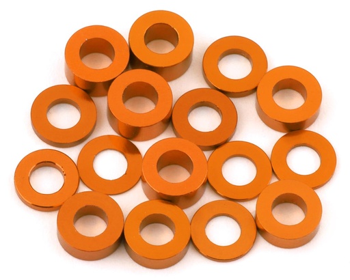 [175-18227] 175RC Associated RB10 Ball Stud Spacer Kit (Orange) (16)