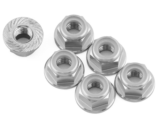 [175-18278] 175RC 5mm Wheel Nuts for Traxxas Maxx (Natural) (6)
