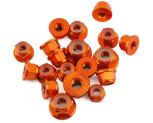 [175-18320] 175RC Losi 22X-4 Elite Aluminum Nut Kit (Orange) (19)