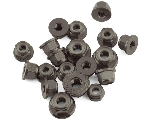 [175-18322] 175RC Losi 22X-4 Elite Aluminum Nut Kit (Grey) (19)