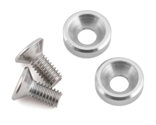 [175-18387] 175RC Losi Mini JRX2 High Load Motor Screws (Natural) (2)