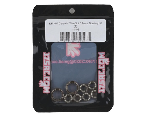 [175-18406] 175RC DR10M Ceramic "TrueSpin" Trans Bearing Kit (8)