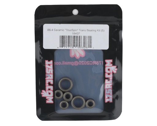 [175-18407] 175RC RC10 B6.4/B6.4D Ceramic "TrueSpin" Trans Bearing Kit (6)