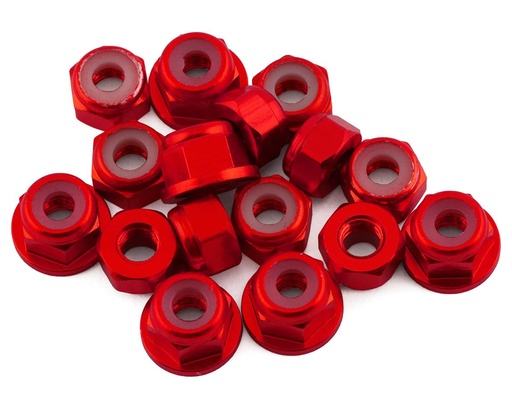 [175-18410] 175RC B74.2 Aluminum Nut Kit (Red) (16)