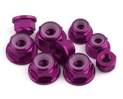[175-18449] 175RC Losi 22S SCT Aluminum Nut Kit (Purple) (9)