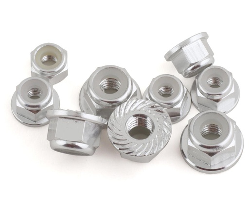 [175-18454] 175RC Losi 22S SCT Aluminum Nut Kit (Silver) (9)