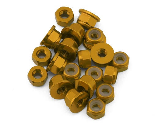 [175-18533] 175RC Mugen MSB1 Aluminum Nut Kit (Gold)