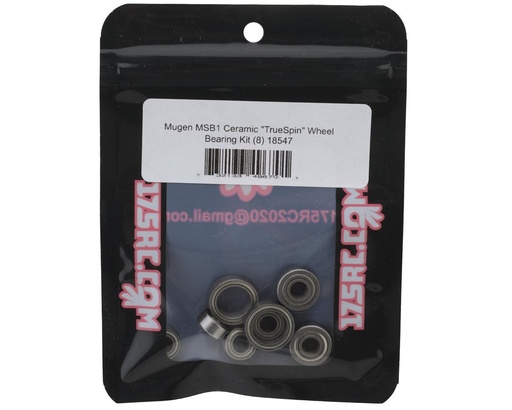 [175-18547] 175RC Mugen MSB1 Ceramic "TrueSpin" Wheel Ball Bearings Kit (8)