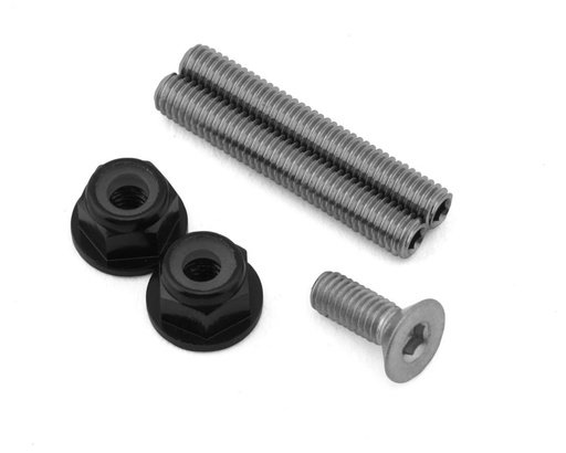 [175-18552] 175RC Mugen MSB1 Stainless Steel "Ti-Look" Lower Arm Studs Set