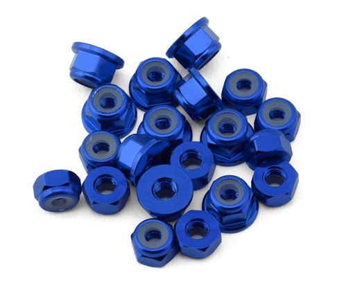 [175-18569] 175RC Team Associated RC10B74.2D CE Aluminum Nuts Kit (Blue)