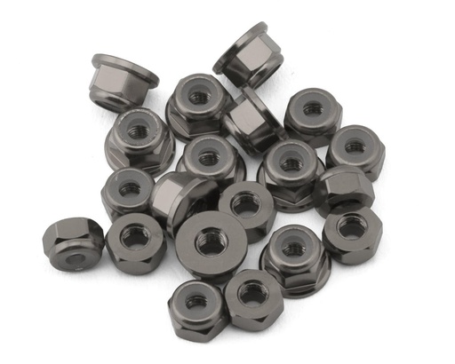 [175-18574] 175RC Team Associated RC10B74.2D CE Aluminum Nuts Kit (Grey)