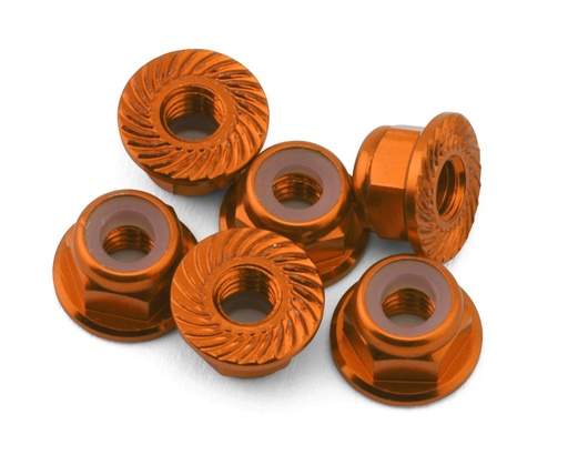 [175-18603] 175RC Team Associated RC10B74.2D CE Aluminum Serrated Locking Wheel Nuts