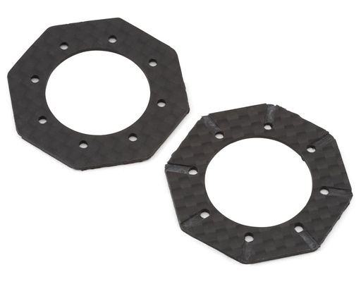 [175-18609] 175RC Team Associated RC10B7/RC10B7D Carbon Fiber Sipper Pads (2)