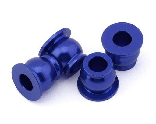 [175-18764] 175RC Team Associated B74.2 CE Aluminum Lower Shock Pivot Ball (Blue) (4)
