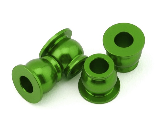 [175-18768] 175RC Team Associated B74.2 CE Aluminum Lower Shock Pivot Ball (Green) (4)
