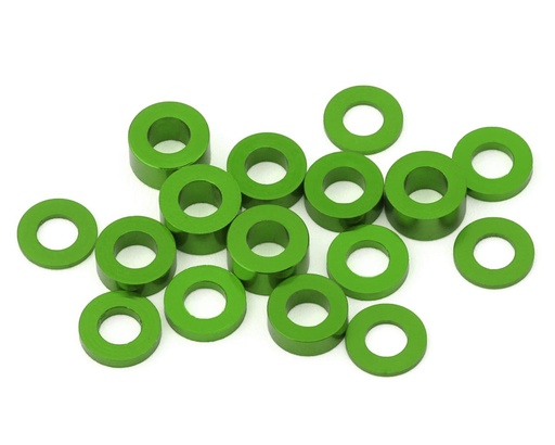 [175-18788] 175RC Yokomo RookieSpeed RS1.0 Lightweight Spacer Kit (Green) (16)