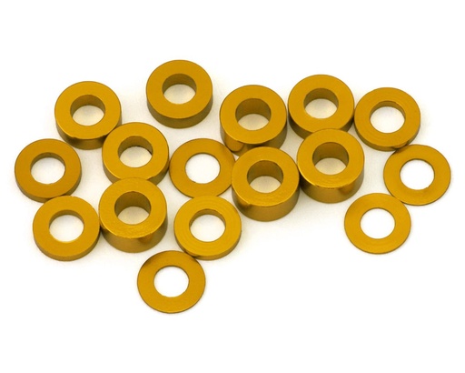 [175-18858] 175RC Team Associated DC10 Aluminum Ball Stud Spacers Kit (Gold) (16)