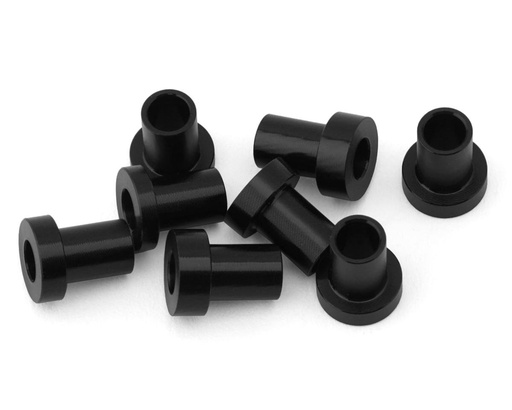 [175-18871] 175RC Team Associated RC10B7 Caster Hat Spacer Bushings (Black) (8)