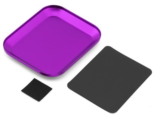 [175-24998] 175RC Small Aluminum Parts Tray & Magnetic Screw Catcher (Purple)