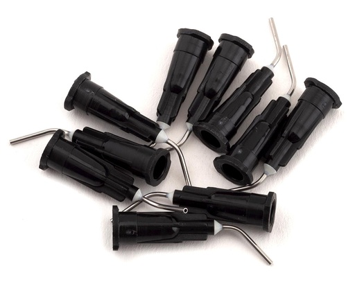 [1UP10203] 1UP Racing HD Curved Steel CA Glue Tips (Medium Glue) (10)