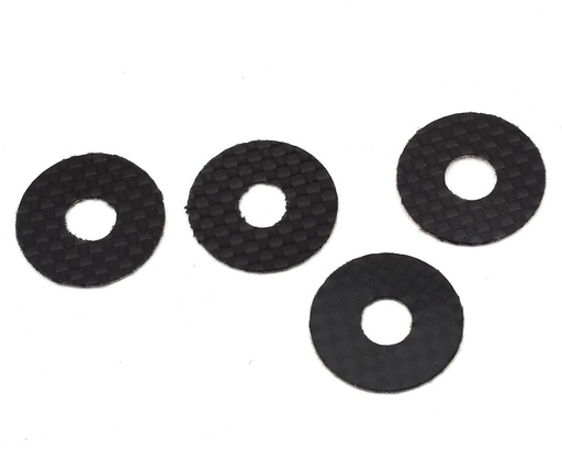 [1UP10404] 1UP Racing Carbon Fiber 1/8 On-Road Body Washers (4)