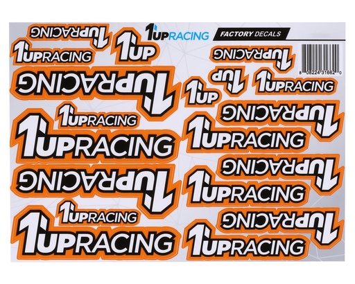 [1UP180005] 1UP Racing Decal Sheet (Orange)