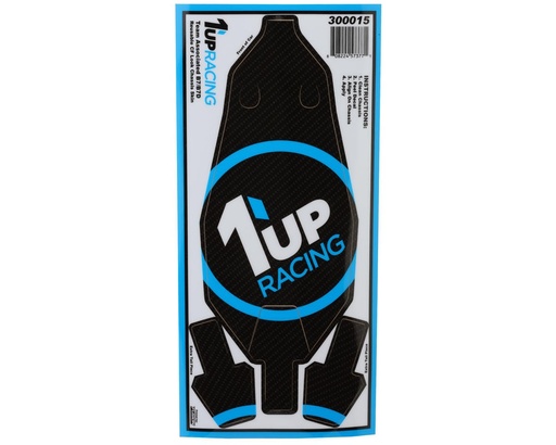 [1UP300015] 1UP Racing RC10B7/RC10B7D Stacked 1UP Logo Reusable Chassis Protector Sheet