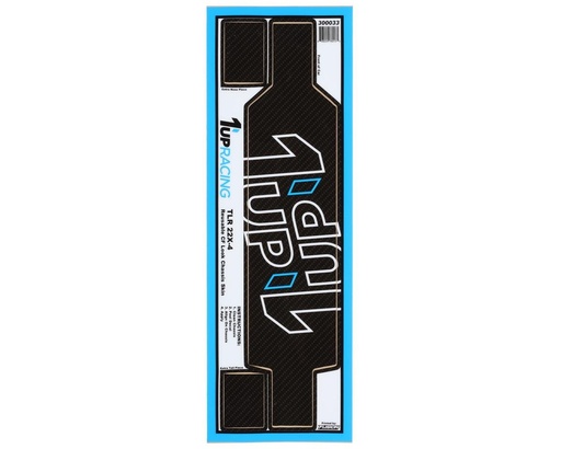 [1UP300033] 1UP Racing TLR 22X-4 Chassis Protector Sheet (Carbon)