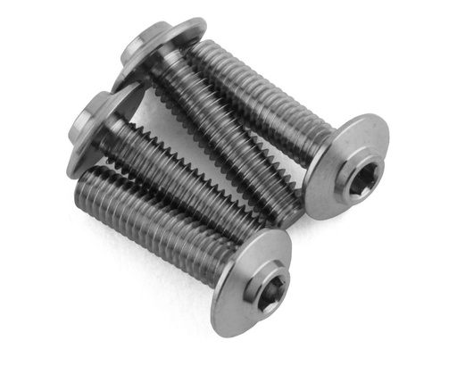 [1UP700024] 1UP Racing Titanium Pro Duty Lockdown Head Screws (4) (3x12mm)