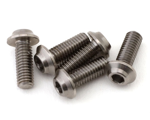 [1UP721008] 1UP Racing Titanium Pro Duty LowPro Head Screws (5) (3x8mm)