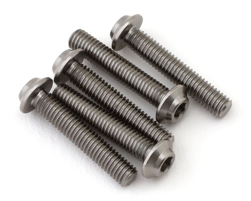 [1UP721016] 1UP Racing Titanium Pro Duty LowPro Head Screws (5) (3x16mm)