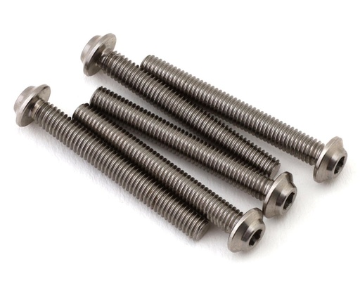 [1UP721024] 1UP Racing Titanium Pro Duty LowPro Head Screws (5) (3x24mm)
