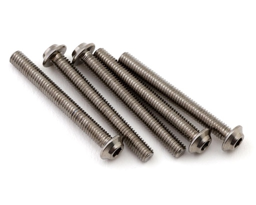 [1UP721026] 1UP Racing Titanium Pro Duty LowPro Head Screws (5) (3x26mm)