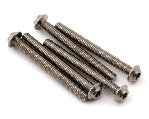 [1UP721028] 1UP Racing Titanium Pro Duty LowPro Head Screws (5) (3x28mm)