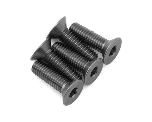 [1UP731010] 1UP Racing Titanium Pro Duty Flat Head Screws (5) (3x10mm)