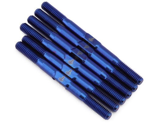 [1UP740133] 1UP Racing HB Racing D2 Evo Pro Duty Titanium Turnbuckle Set (Blue)