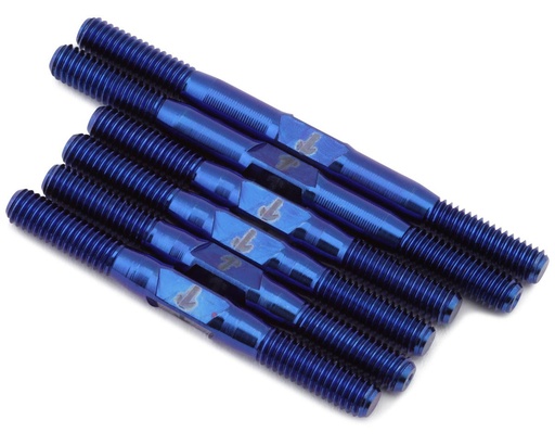[1UP740134] 1UP Racing HB Racing D4 Evo 3 Pro Duty Titanium Turnbuckle Set (Blue)