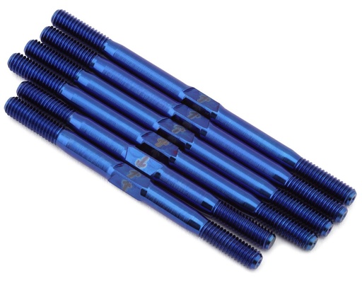 [1UP740153] 1UP Racing Schumacher Cougar LD3 Pro Duty Titanium Turnbuckle Set (Blue)