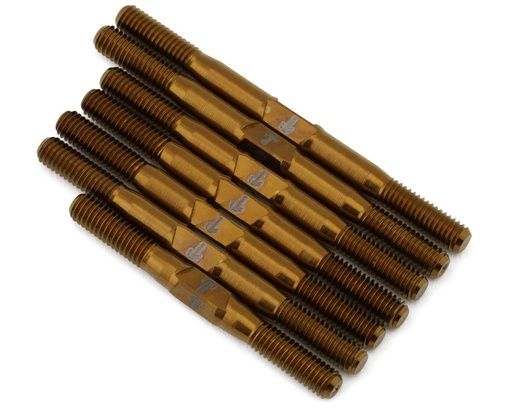 [1UP740616] 1UP Racing RC10B74.2/RC10B74.2D Pro Duty Titanium Turnbuckle Set (Bronze)