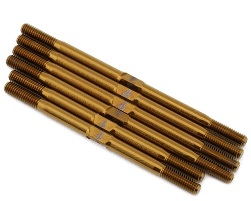 [1UP740617] 1UP Racing RC10T6.4/RC10SC6.4 Pro Duty Titanium Turnbuckle Set (Bronze)